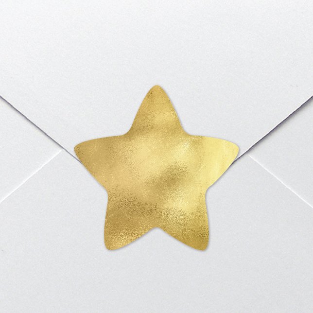 Chic Gold Faux Foil Star Stickers (Creator Uploaded)