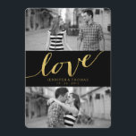 CHIC GOLD LOVE | SAVE THE DATE<br><div class="desc">THIS IS A FAUX GOLD FOIL PRINTED GRAPHIC MADE TO SEEM AS IF IT IS GOLD FOIL. IF YOU HAVE ANY QUESTIONS OR CONCERNS ABOUT THE PRODUCT,  PLEASE CONTACT ME THROUGH MY STORE.</div>