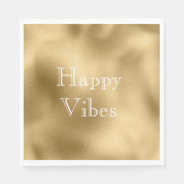 Chic Gold Napkin (Front)