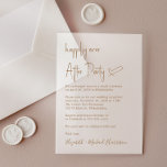 Chic Gold Script Frosted Wedding Reception Acrylic Invitations<br><div class="desc">Stylish frosted acrylic elopement or private wedding announcement and wedding reception invitation featuring "Happily Ever After Party" in a chic gold script. Easily personalise your marriage announcement and invitation and add your names in a signature-like script.</div>
