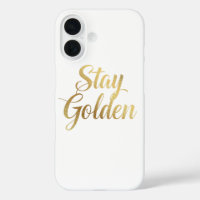 Chic Gold Script Motivational Message