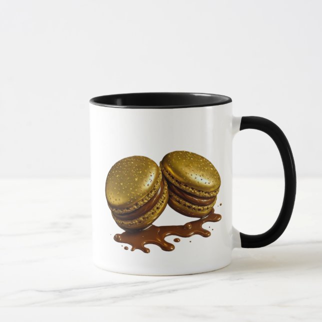 Chic golden macaroon mug (Right)