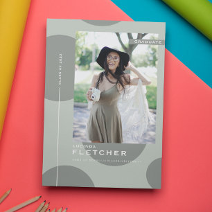 Chic Graduate Photo Template Graduation