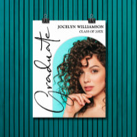 Chic Graduation Script Arch Photo