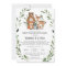 Chic Greenery Woodland Animals Baby Shower by Mail