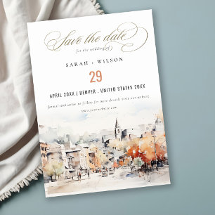 Chic Greenville South Carolina Landscape Wedding Save The Date
