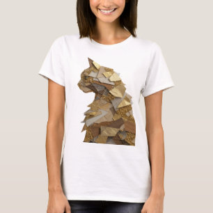 Chic Grey ABSTRACT ART Graphic Design T-Shirt