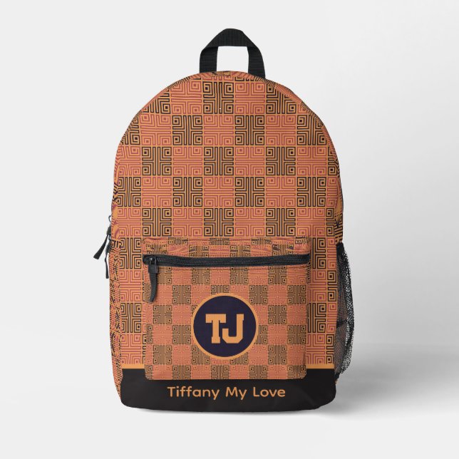 Chic Groomsmen Summer Backpack (Front)