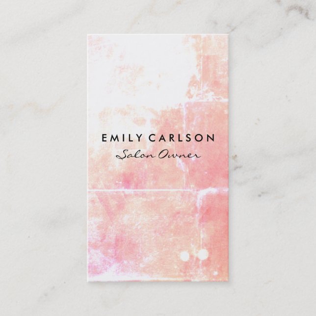 Chic Grunge Business Card (Front)