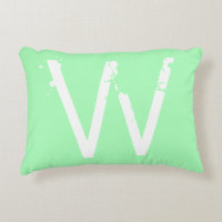 Chic Grunge Monogram Mint Green