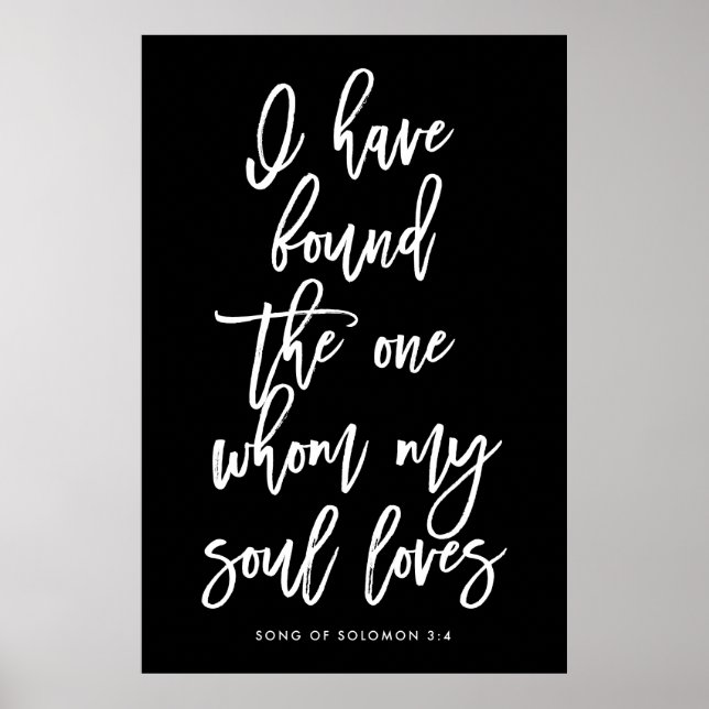 Chic Hand Lettered I have Found the One Sign (Front)