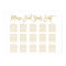 Chic Hand Lettered Seating Chart Gold