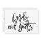 Chic Hand Lettered Wedding Cards and Gifts Sign