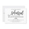 Chic Hand Lettered Wedding Rehearsal