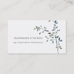 Chic Handmade Elegant Greenery Business Card