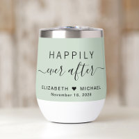 Chic Happily Ever After Sage Green Wedding