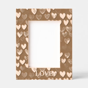 Chic Hearts & Butterflies Etched Frames