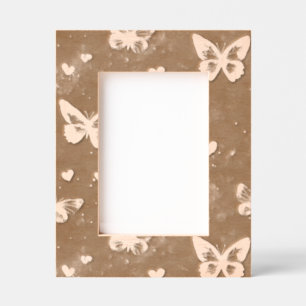 Chic Hearts & Butterflies Etched Frames