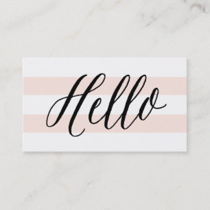 Chic Hello Business Cards