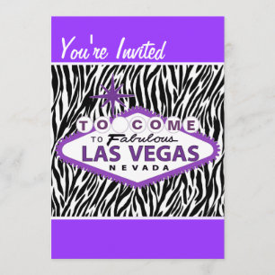 Chic Hip Las Vegas Bachelorette Party Invites