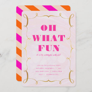 Chic Holiday Party Invitation
