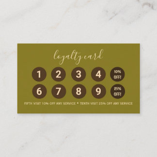 Chic Holograph Client Punch Cards for Lashes