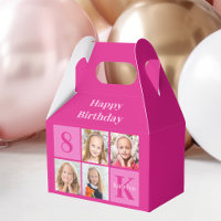 Chic Hot Pink Custom Girls Photo Birthday Party