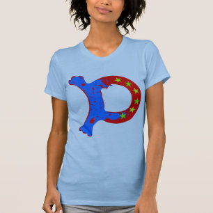 ╚»★Chic Initial "D" Bella Canvas Jersey T★«╝ T-Shirt