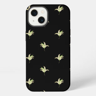 Chic iPad Case: Lilies of the Valley on Black iPhone 13 Case
