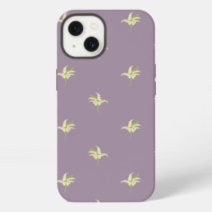 Chic iPad Case: Lilies of the Valley on Mauve iPhone 13 Case