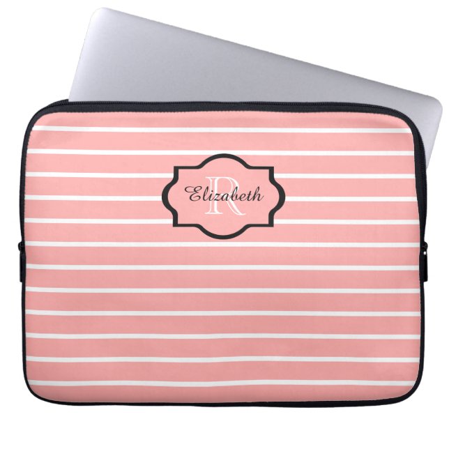 CHIC IPAD SLEEVE _04 BLUSH/WHITE/BLACK (Front)