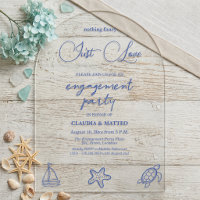 Chic Just Love Sea Life Engagement Party