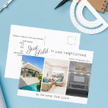 Chic Just Sold Real Estate House Photo Marketing Postcard<br><div class="desc">Showcase your sold listings on this chic white marketing postcard with grey typography. Send out these classy postcards to potential clients in your realty area. Customise with your real estate company name and contact details on the back. Draw new customers in by showing home photographs of the houses that you...</div>