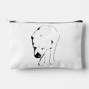 Chic Labrador Lines, Winter Polish Accessory Pouch