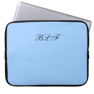 CHIC LAPTOP SLEEVE-SOLID 153 BLUE SLEEVE