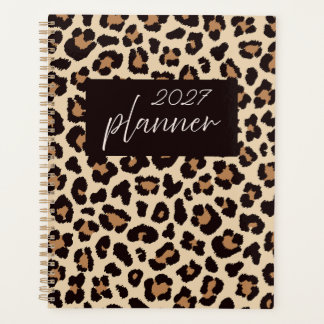 Chic Leopard Print 2027 Planner