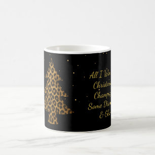 Chic Leopard Tree Holiday Mug