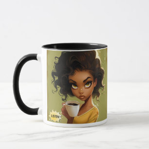 Chic "Listen" Mug with Bold Coffee Quote