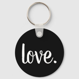 chic LOVE. script Key Ring