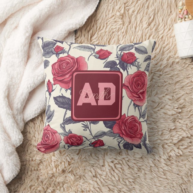 Chic Lovely Rose Family Pillow (Blanket)