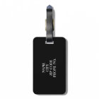 CHIC LUGGAGE TAG_"Mr & Mrs" 252 GRAY/BLACK/WHITE