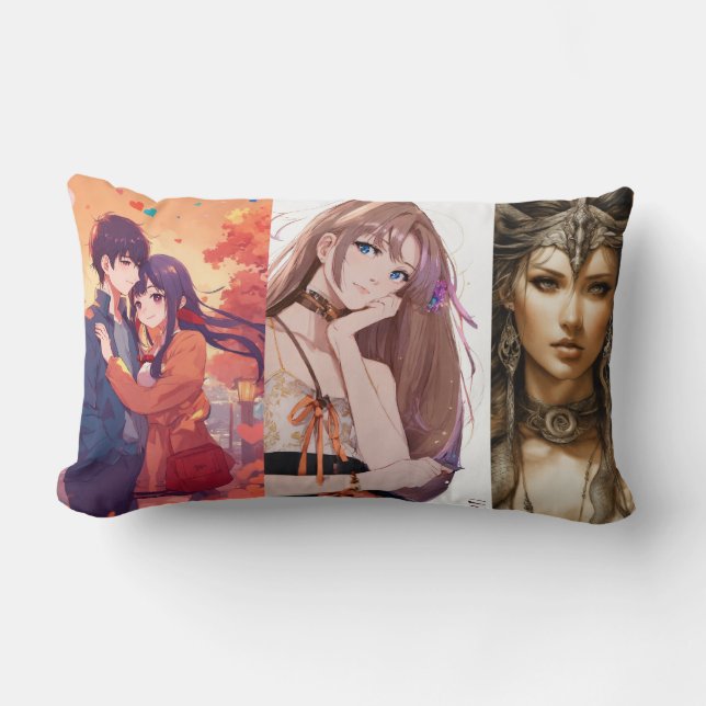 Chic Lumbar Throw Pillow – Enhance Your Space with (Front)