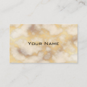 Chic Luxury Gray & Gold Marble Pattern Background Business Card