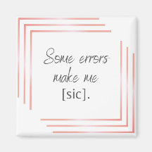 Chic Magnet for your favourite language lover