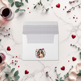 Chic Martini Drunk in Love Bridal Shower Envelope