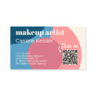 Chic Mauve Blush Pink Light Blue Teal Art Pattern