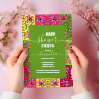 Chic Mexican Floral Señorita Baby Shower Girl