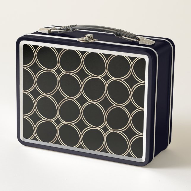 Chic & Minimalist Metal Lunch Box (Front)