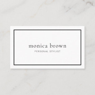 Chic Minimalist Modern Business Card