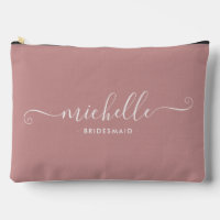 Chic Minimalist Mushroom Personalised Bridesmaid